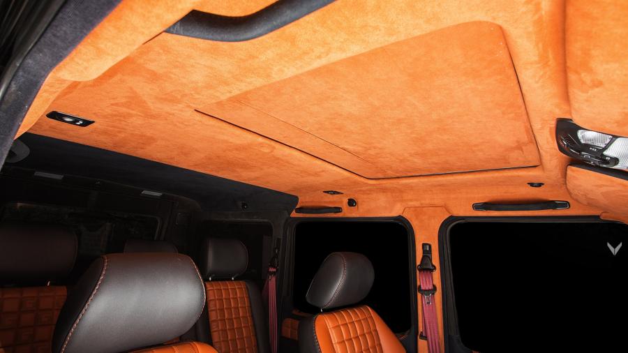 Детали интерьера Mercedes-Benz G55 AMG by Vilner 2017 года  (фото 5 из 13)